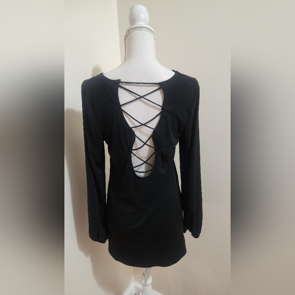Express Lace-Up Back Tunic